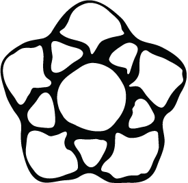 RESONARAH logo abstract flower icon, symbolizing a global community of resonant practice.